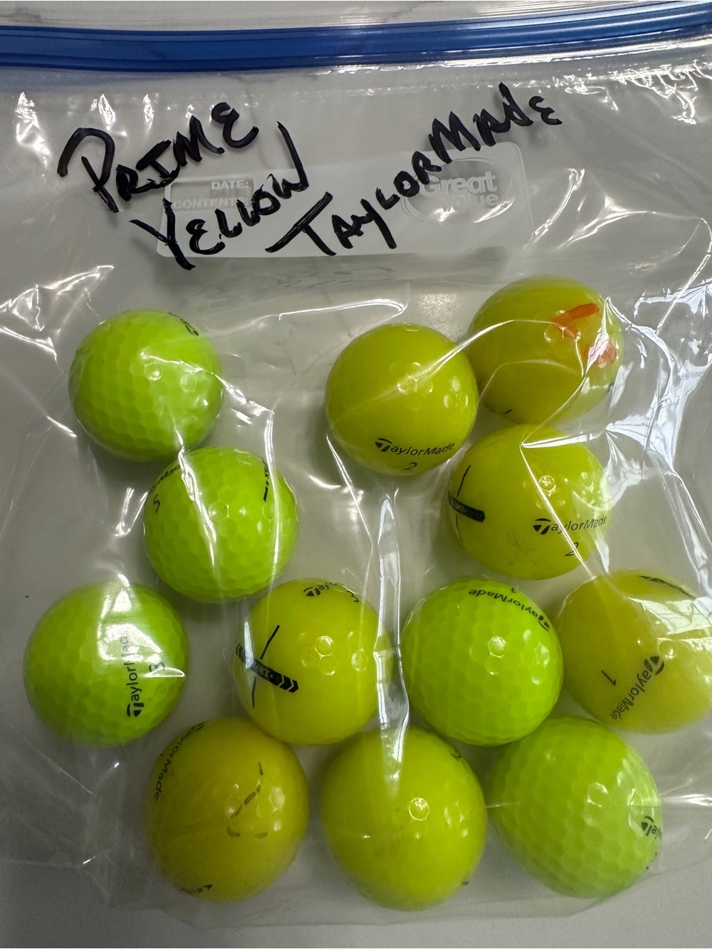 TaylorMade Bright Yellow Golf Ball Pack - High Visibility